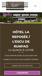 Mobile Screenshot of hotel-la-reposee.com